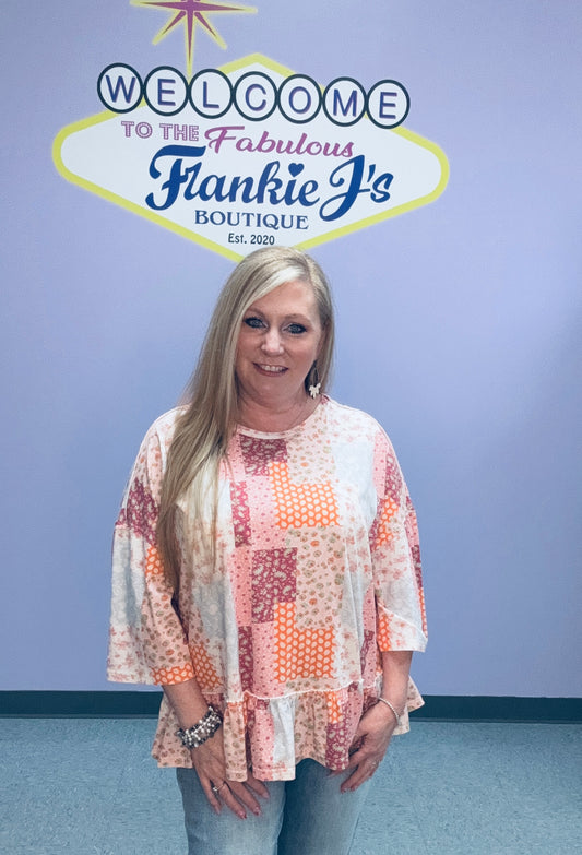 Patchwork Poise Top