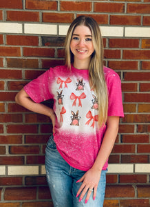 Bunny Bubbles & Bows Graphic Tee