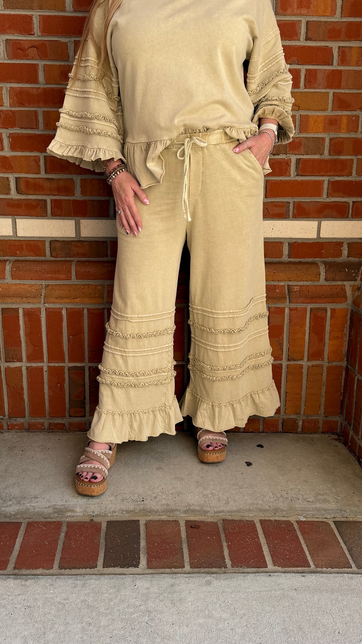 Latte Ruffles Top