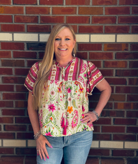 Blushin' & Bloomin' Top