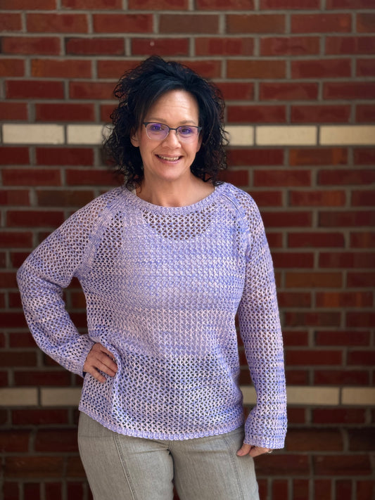 Pretty In Power Open Knit Sweater