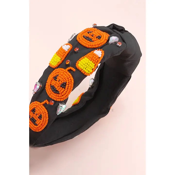 Halloween Beaded Headband