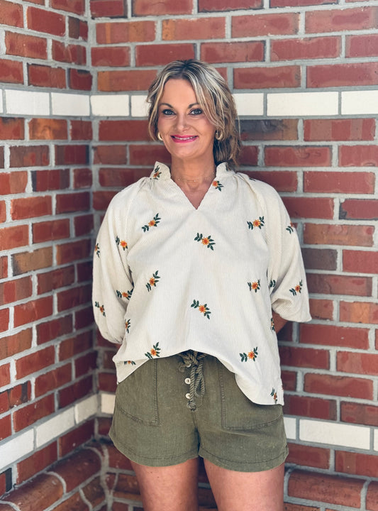 Sunlit Bloom Top