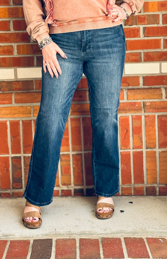Little Sister Petite Mid-rise Straight Fit Judy Blue jeans