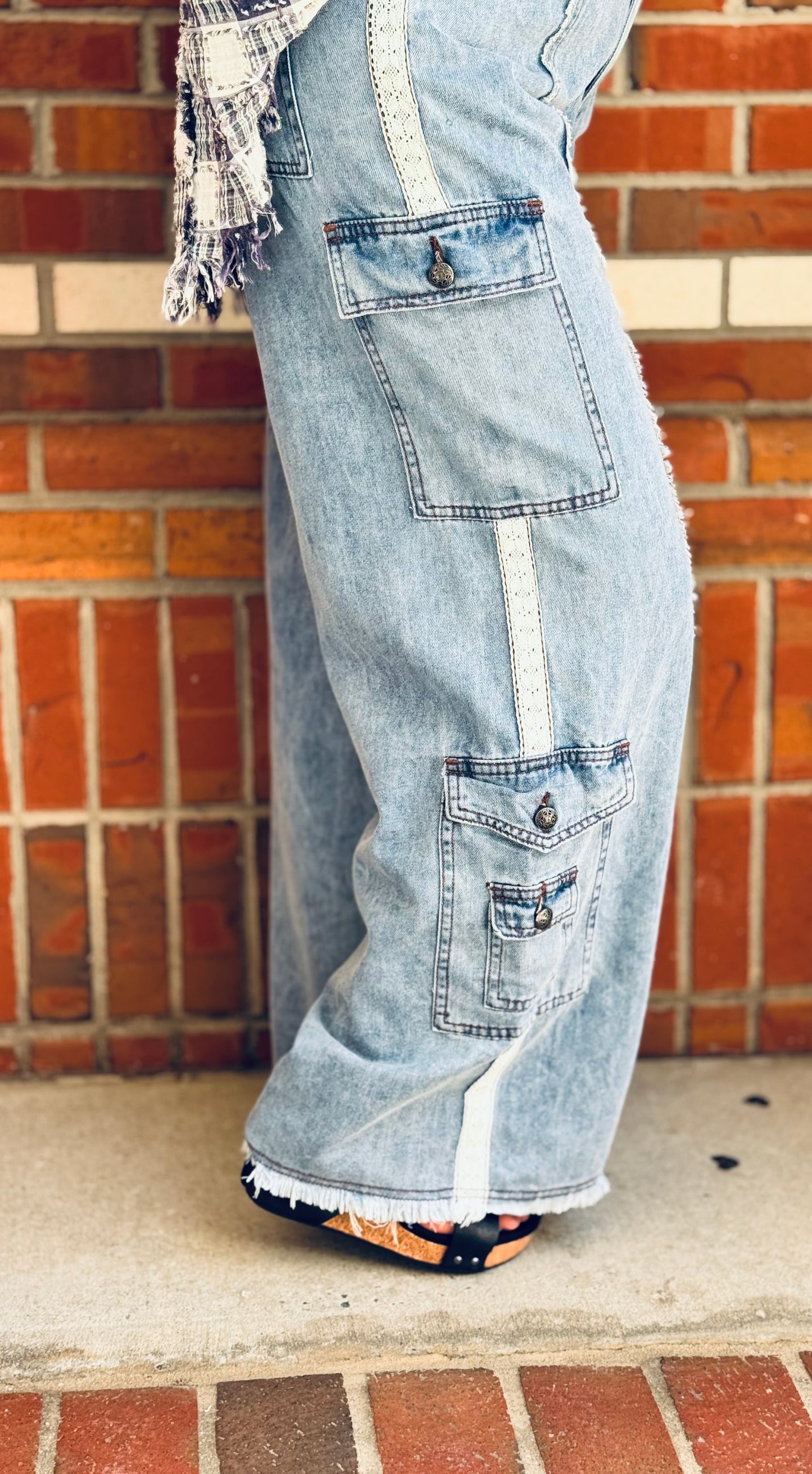 Lace & Ledger Jeans by POL