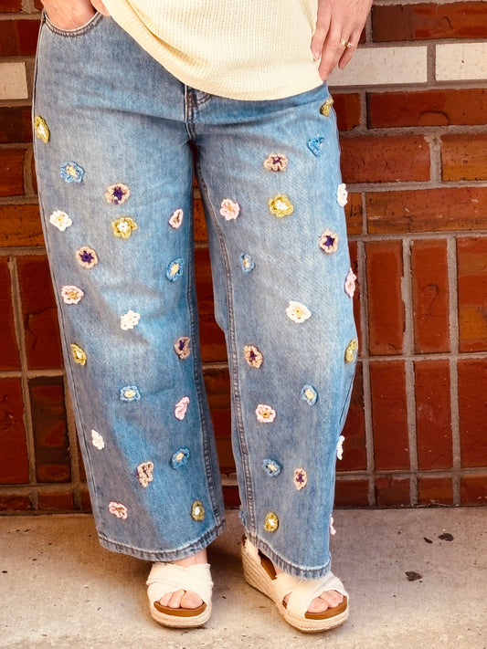 Petal Pop Jeans