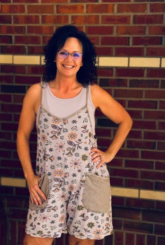 Lavender Love Letter Romper