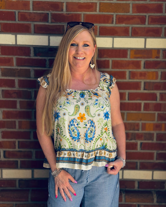 Petals In Motion Top