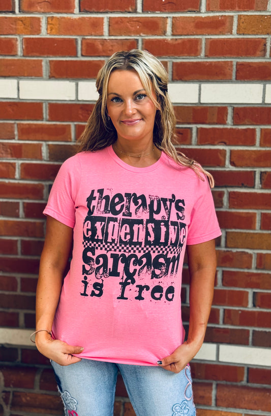 Sarcasm & Therapy Graphic Tee