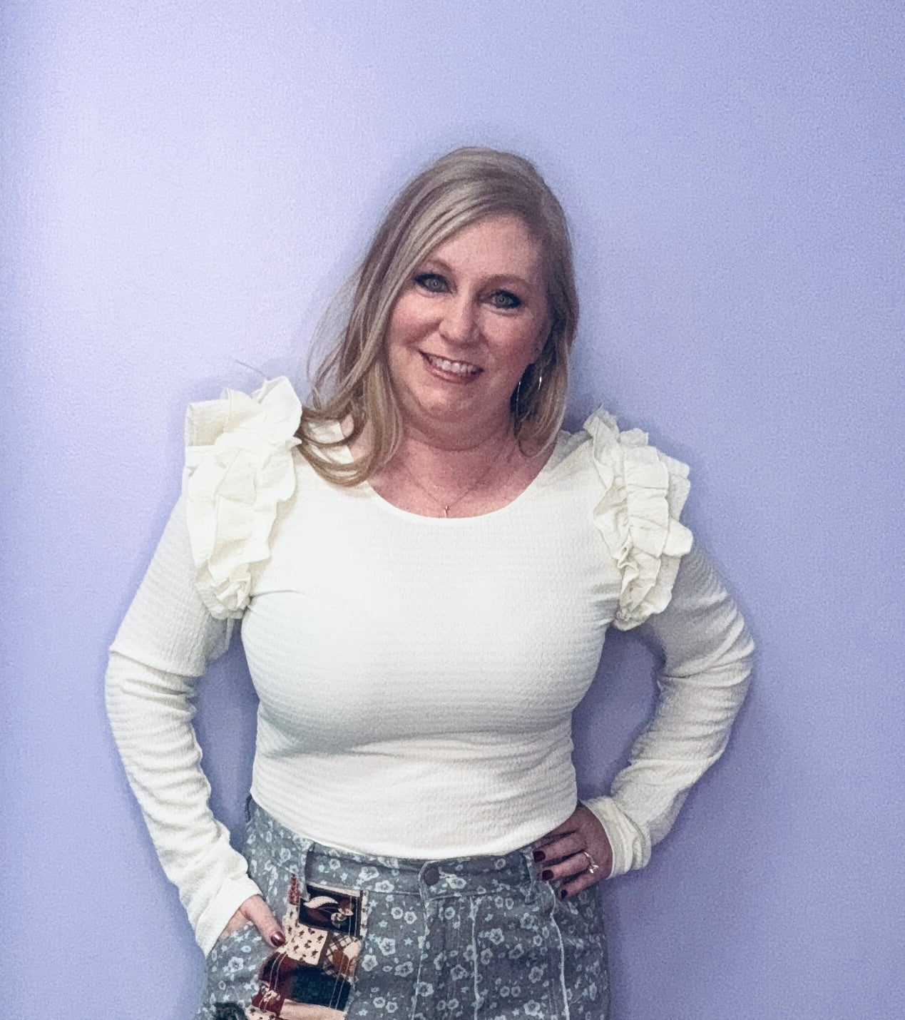 Always Fabulous Ruffle Top by Easel