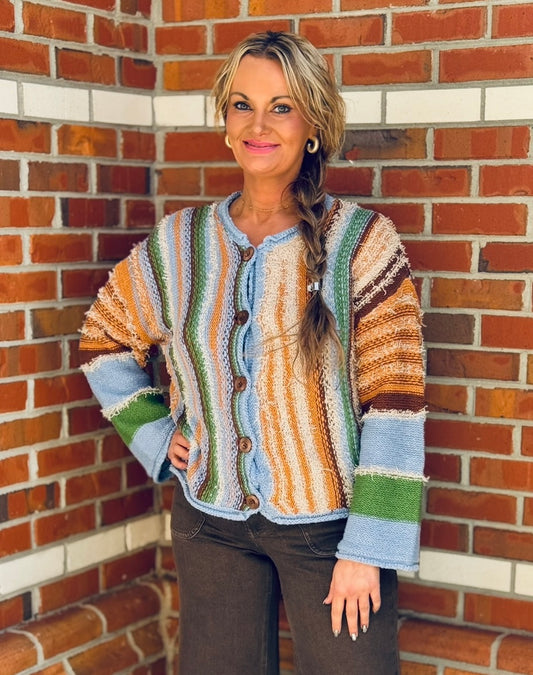 Sunset Mosaic Cardigan