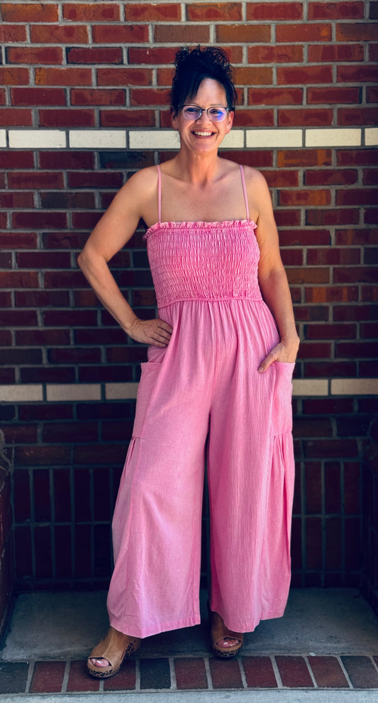 Pink Cadillac Dreams Jumpsuit