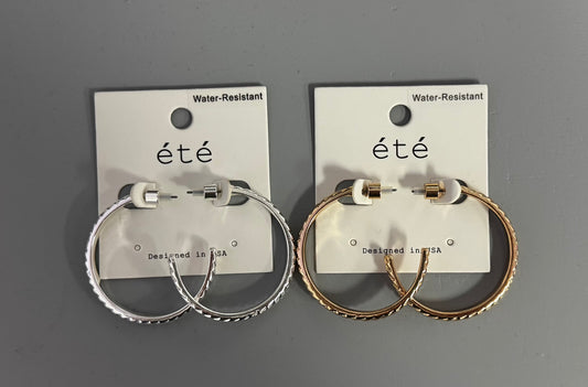 Textured & Timeless Hoop Earrings