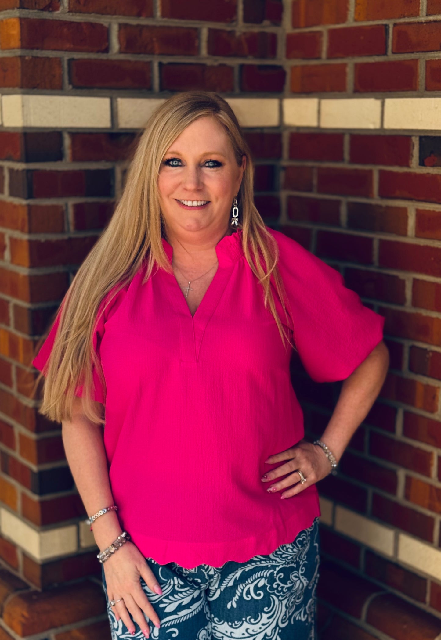 Tickled Pink Top