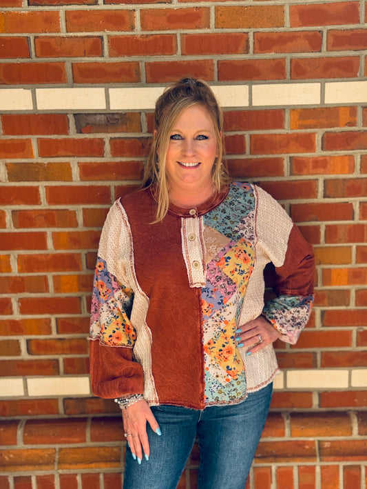 Rust In Bloom Top