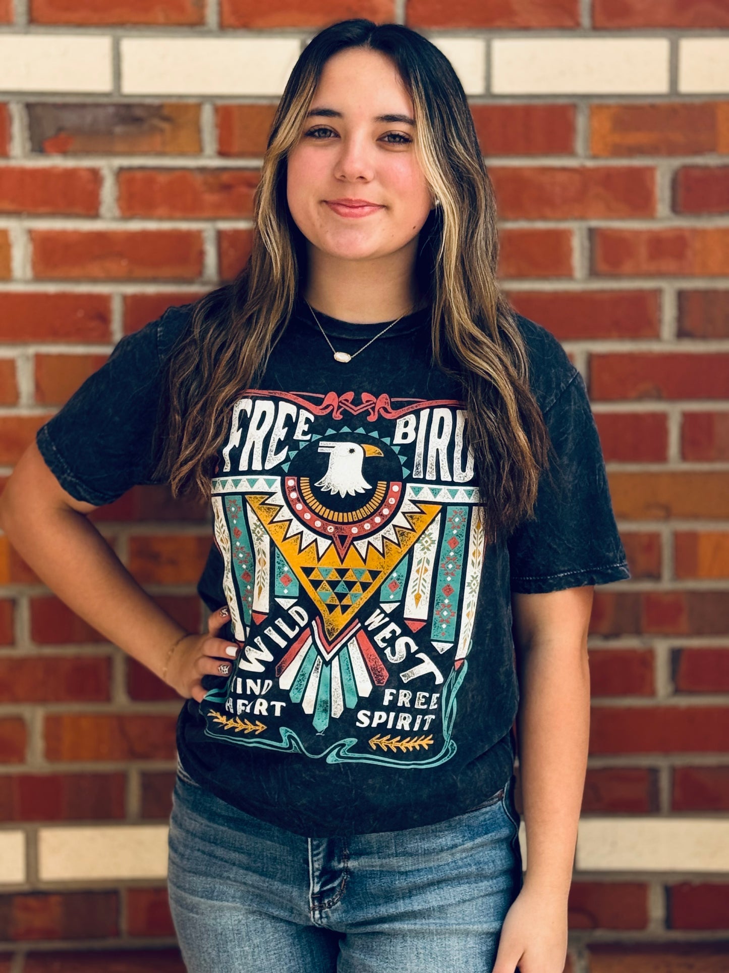 Freebird Aztec Graphic Tee