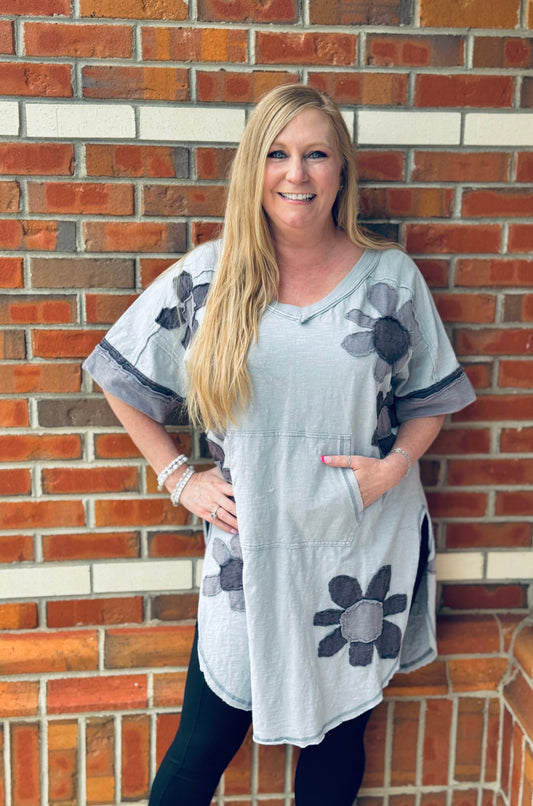 Blue Skies Bloom Top
