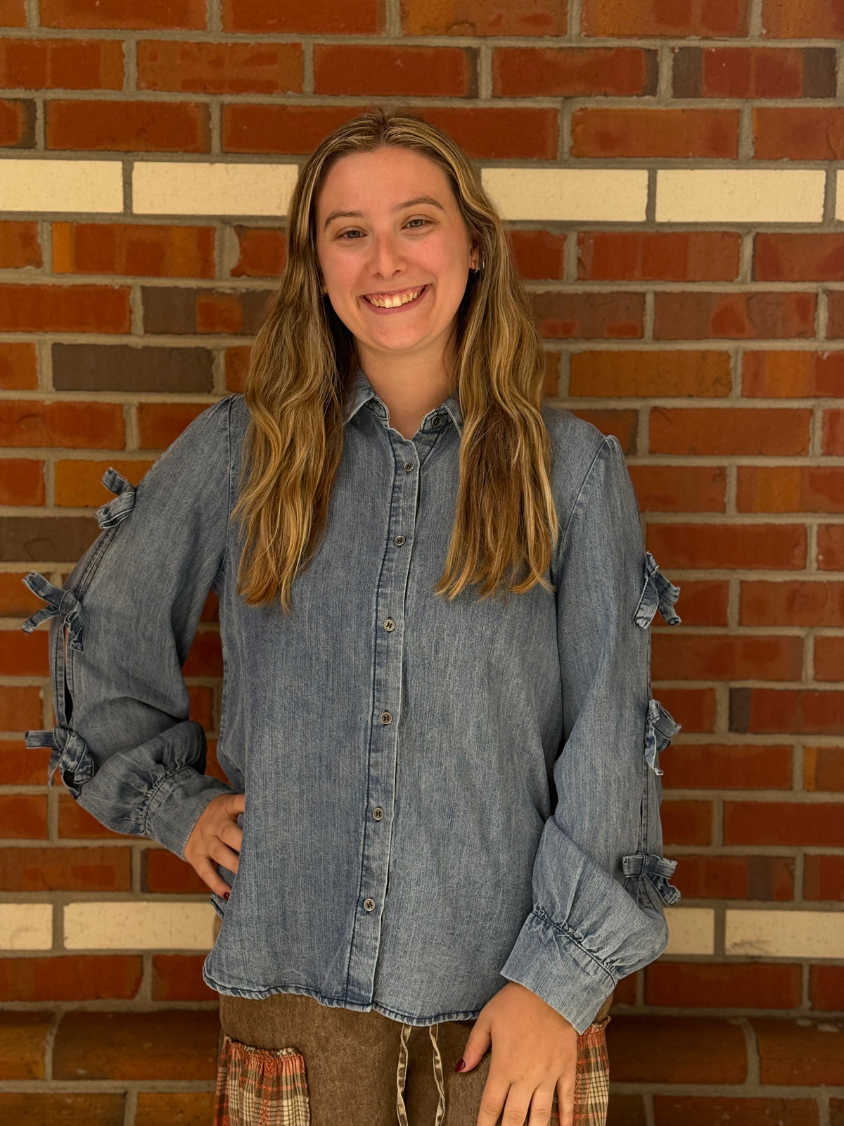 Blue Jean Baby Button Down