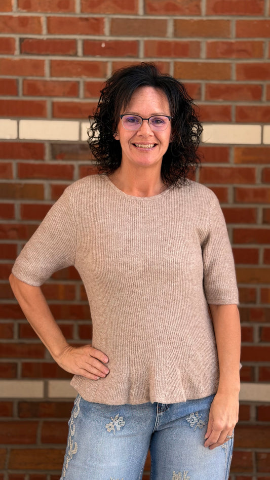 Cozy Darling Peplum Sweater
