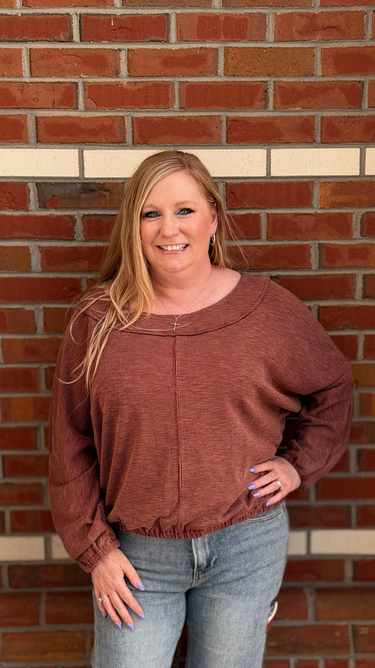 Rustic Mauve Top