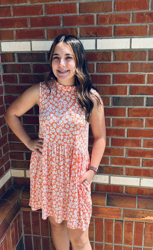 Sunset Petals Dress