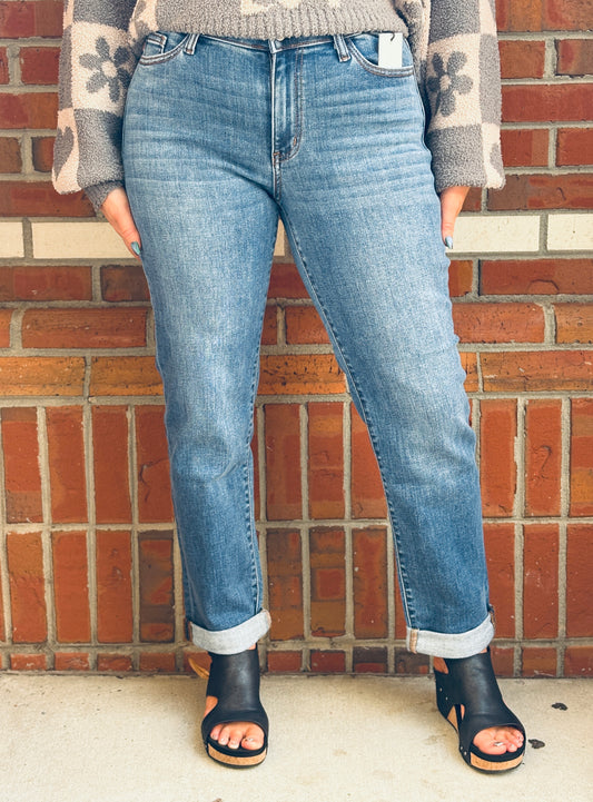 Blue Moon Babe Mid-rise Judy Blue Boyfriend