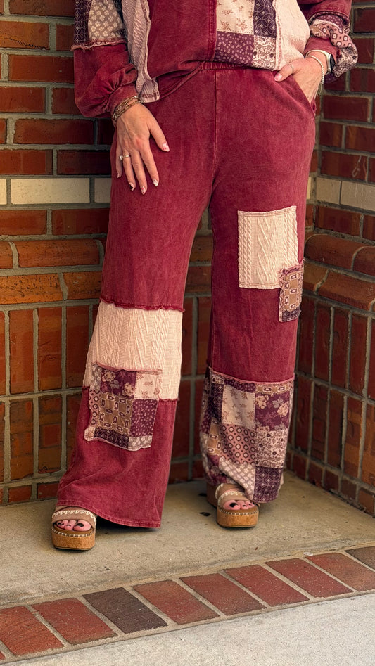 Patchwork Love Pants