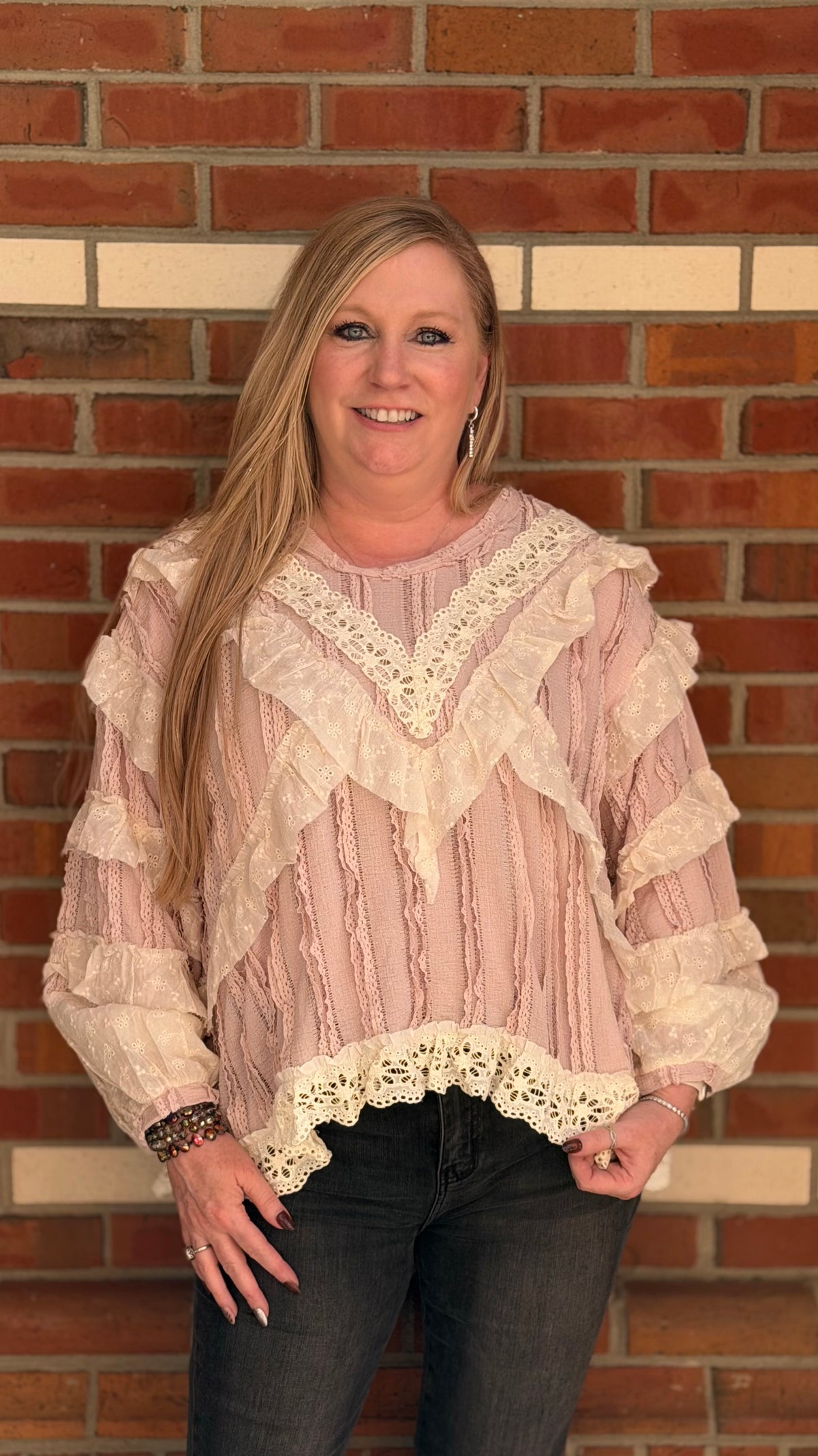 Rose' Ruffles Top