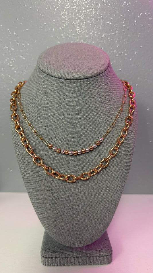 Golden Girl Layered Necklace