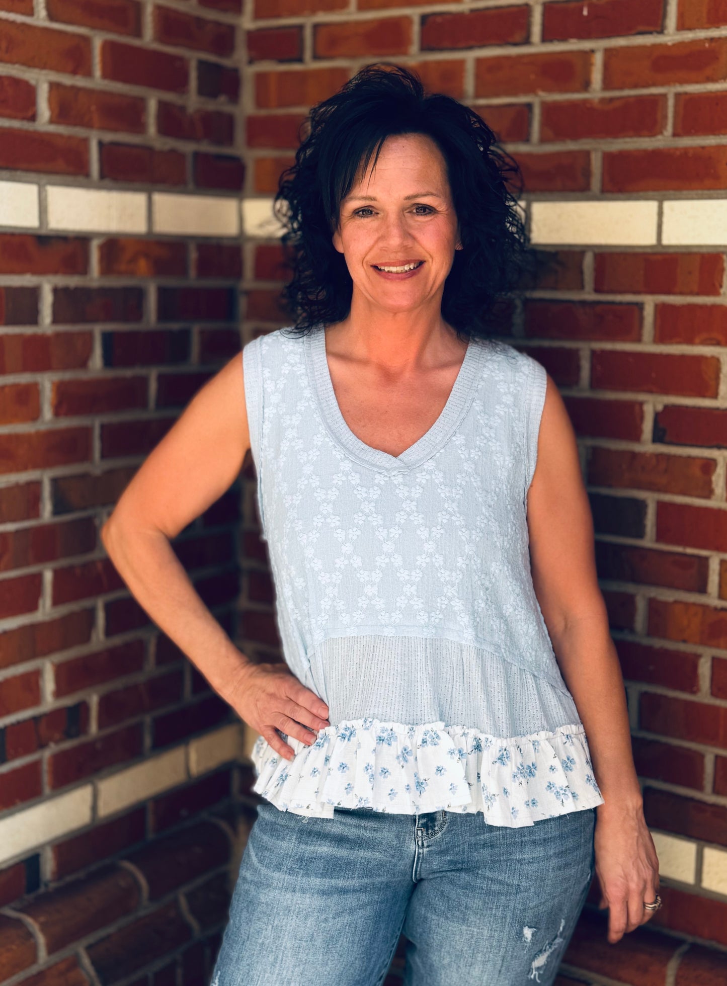 Boho Blue Bliss Tank