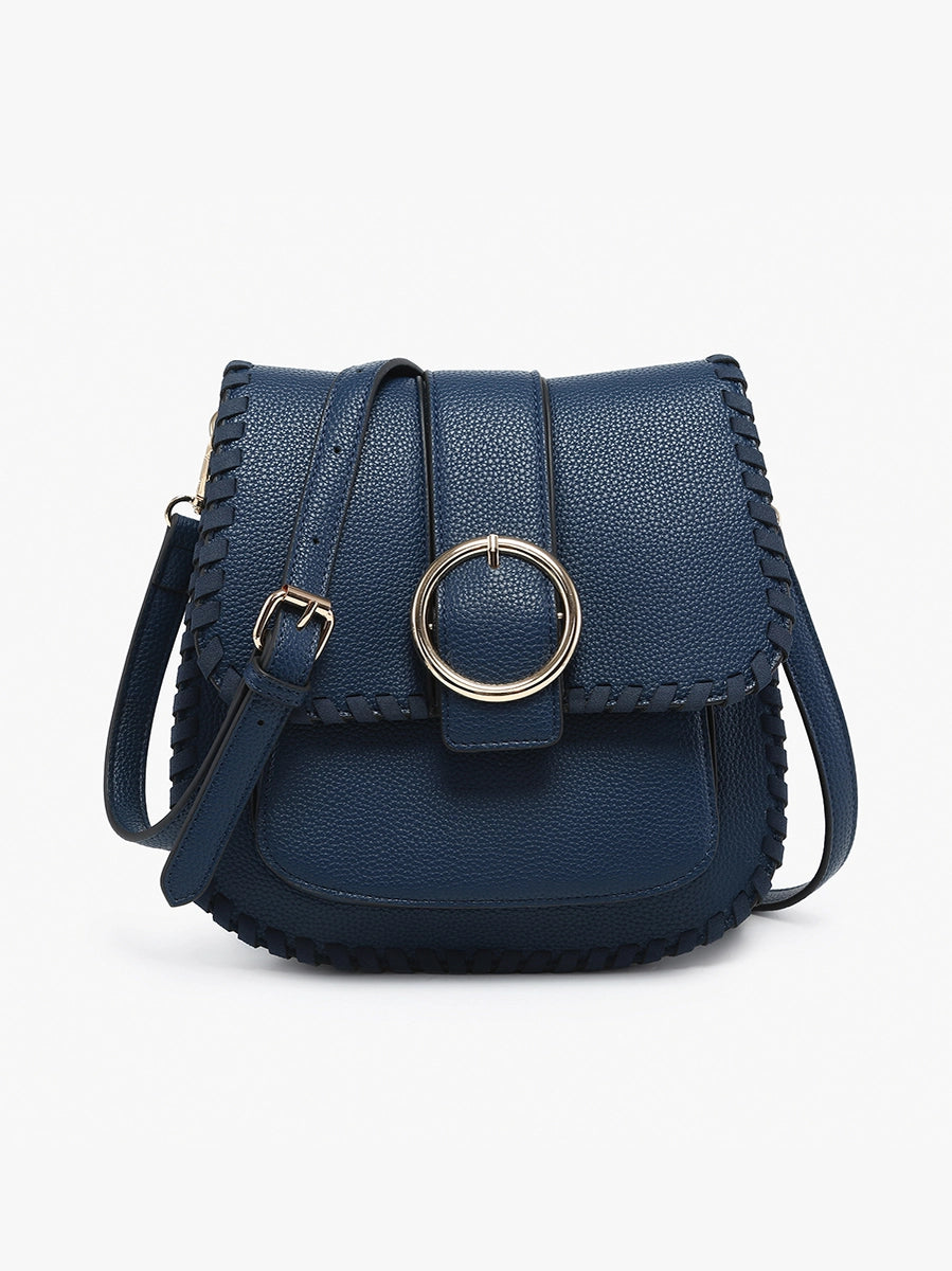 Sandra Buckle Flapover Crossbody