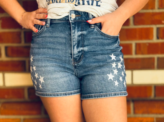 Lucky Star High Waist Judy Blue Shorts