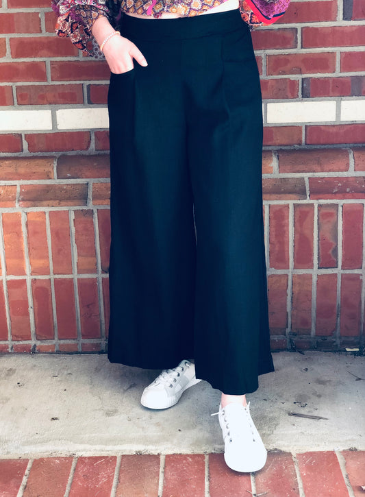 Find Your Balance Wide Leg Crops