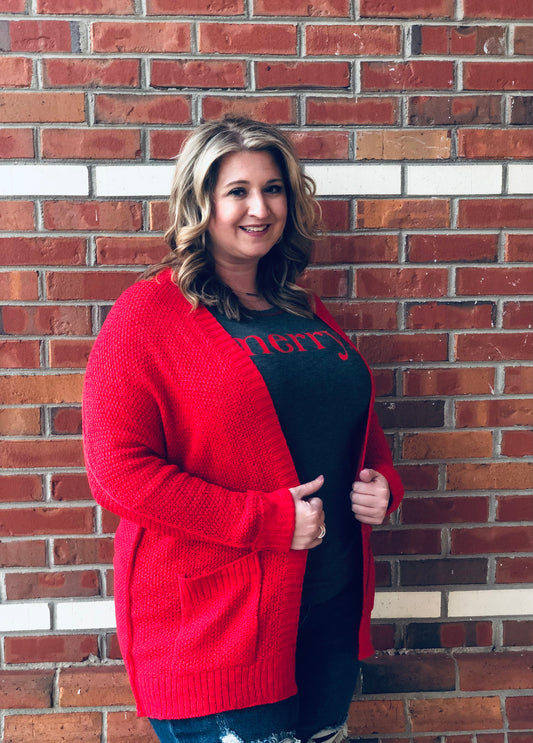 Mrs. Claus Cardigan