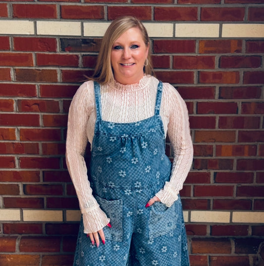 Lace Me Layered Sheer Top