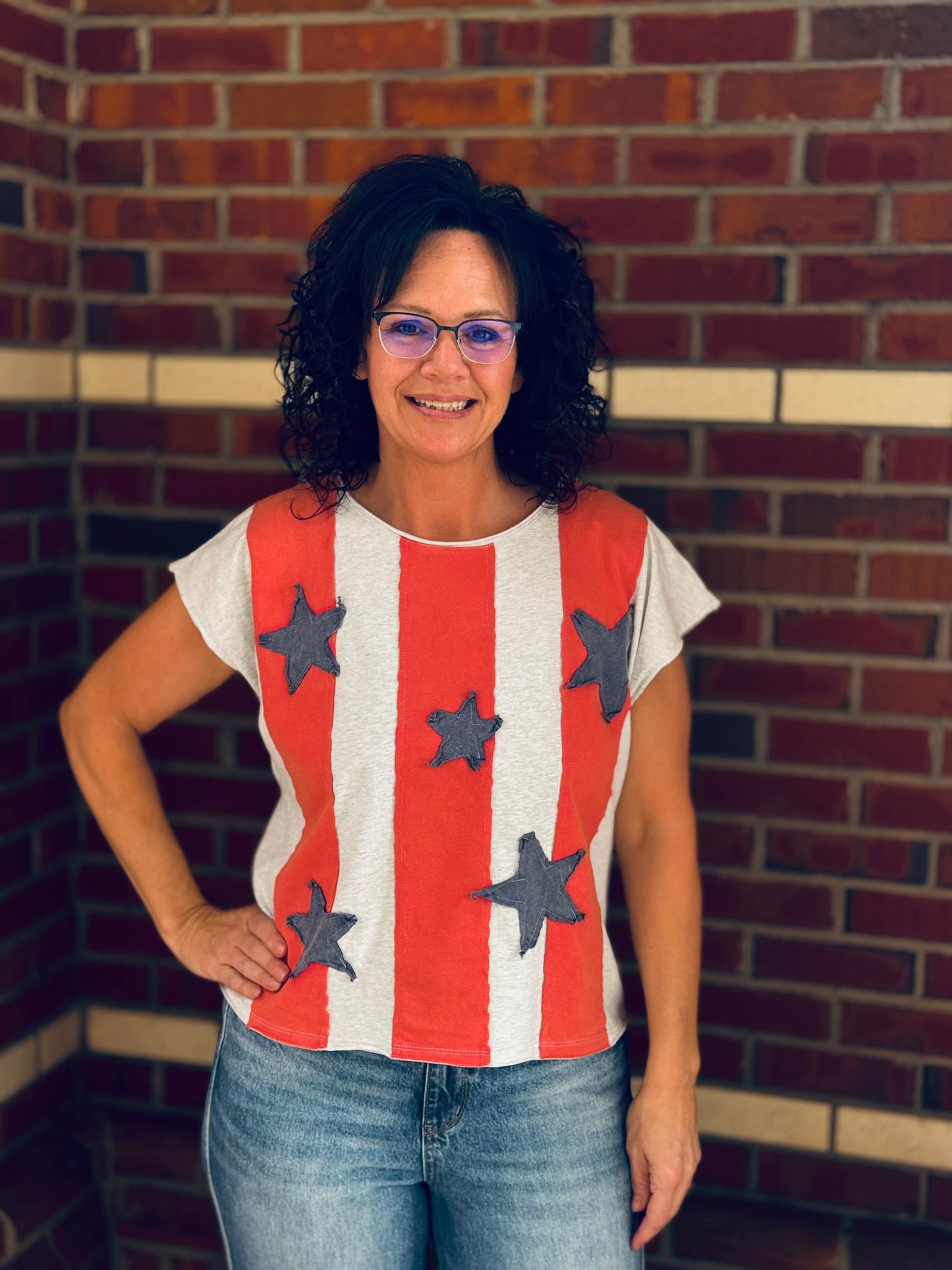 Star Spangled Backstage Top