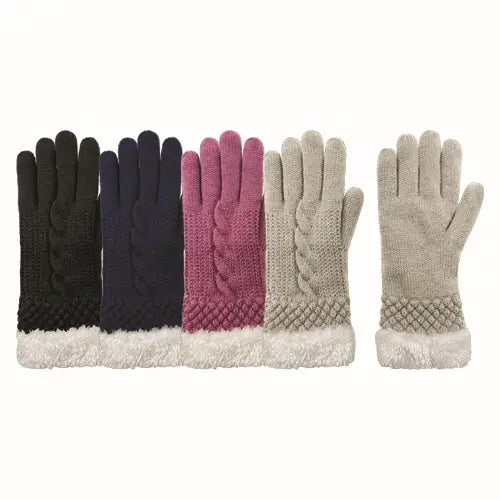 Cable Knit Gloves