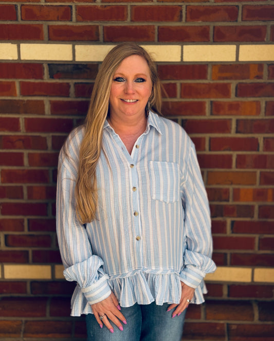 Cotton Candy Coast Button Down