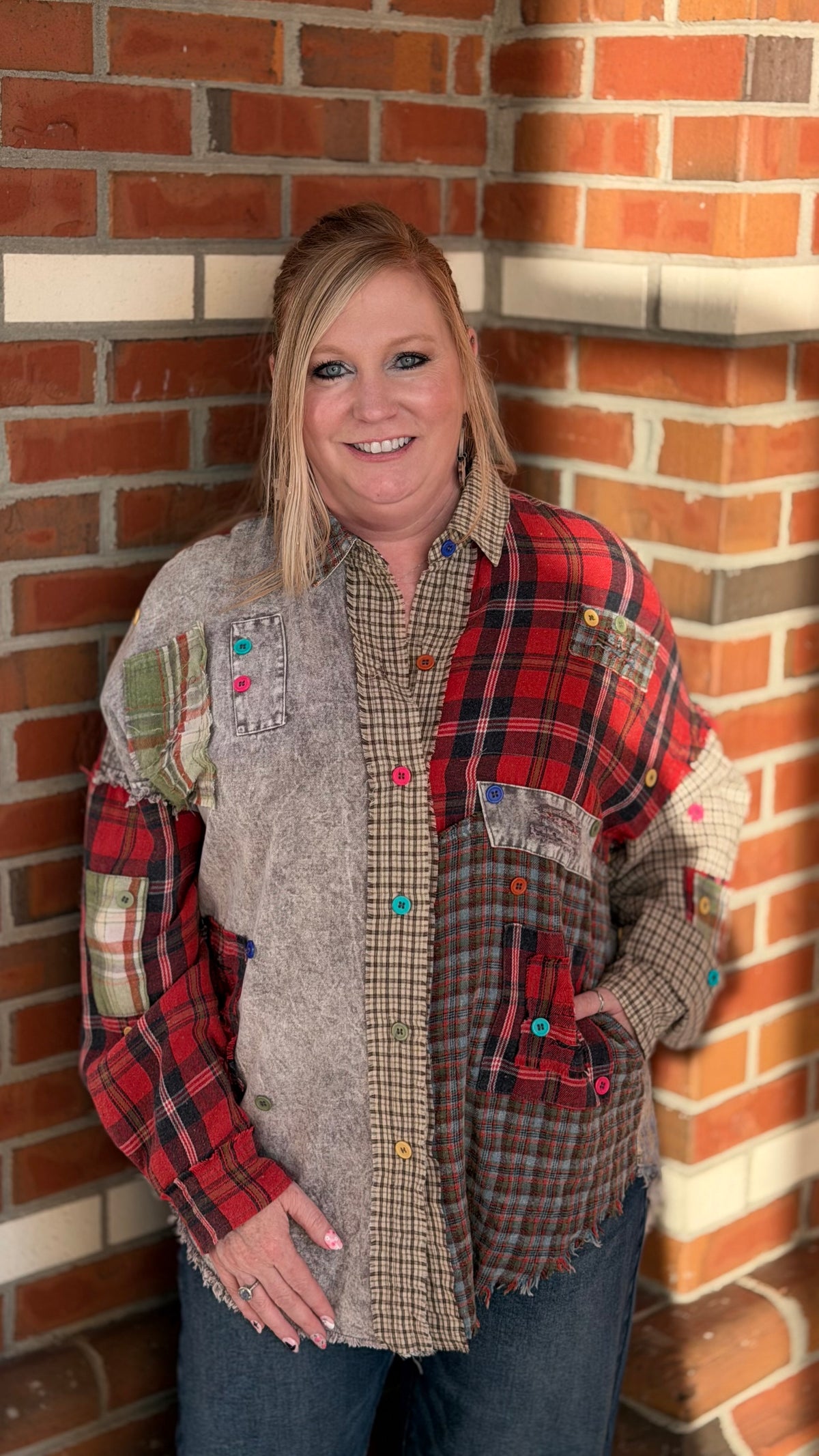 Button Up & Go Plaid