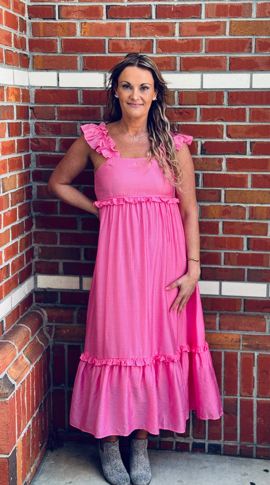 Barbie Days Midi Dress