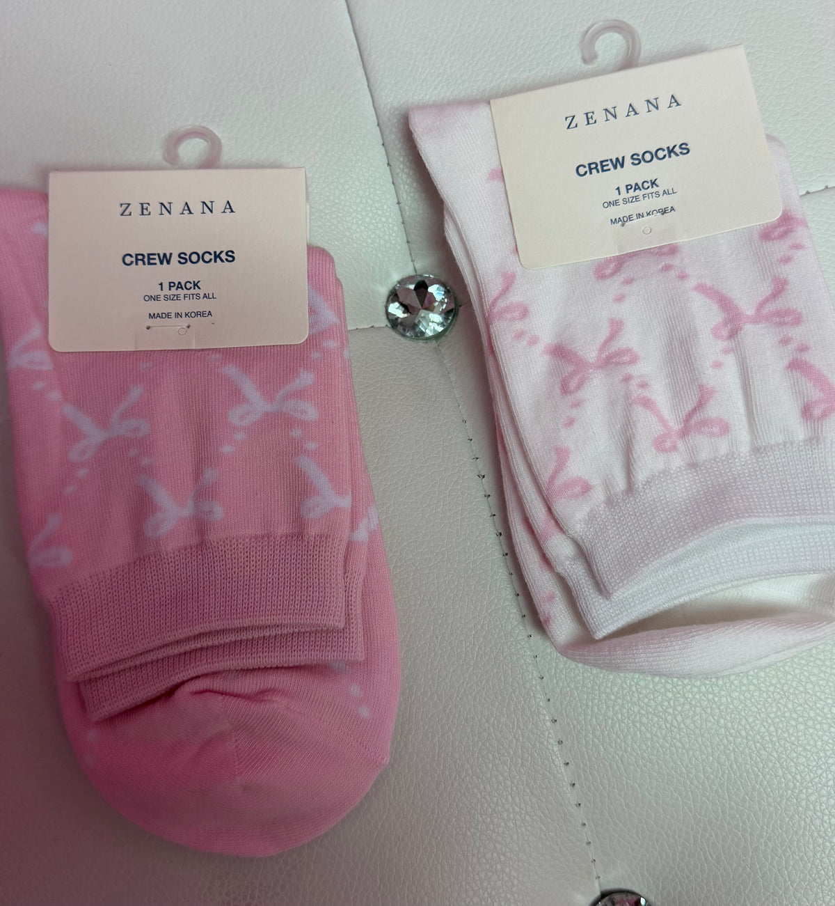 Bow Babe Crew Socks