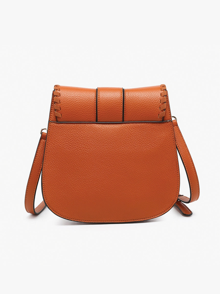 Sandra Buckle Flapover Crossbody