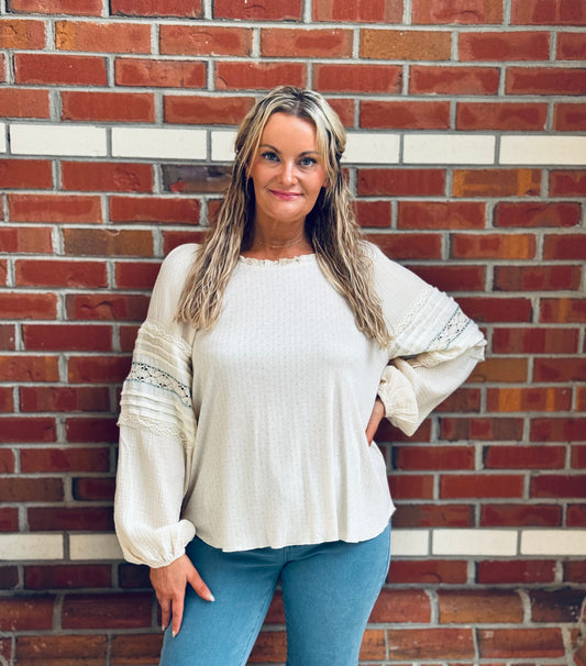 Sundrenched Stitches Top