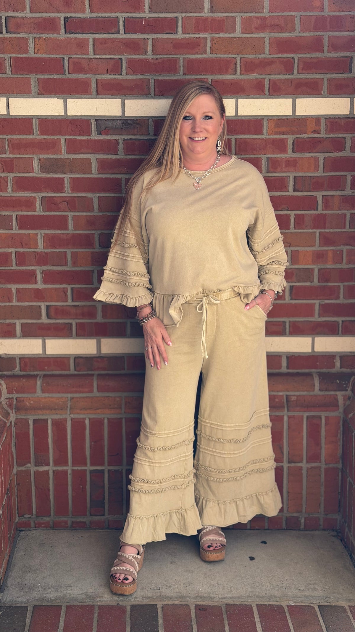 Latte Ruffles Top