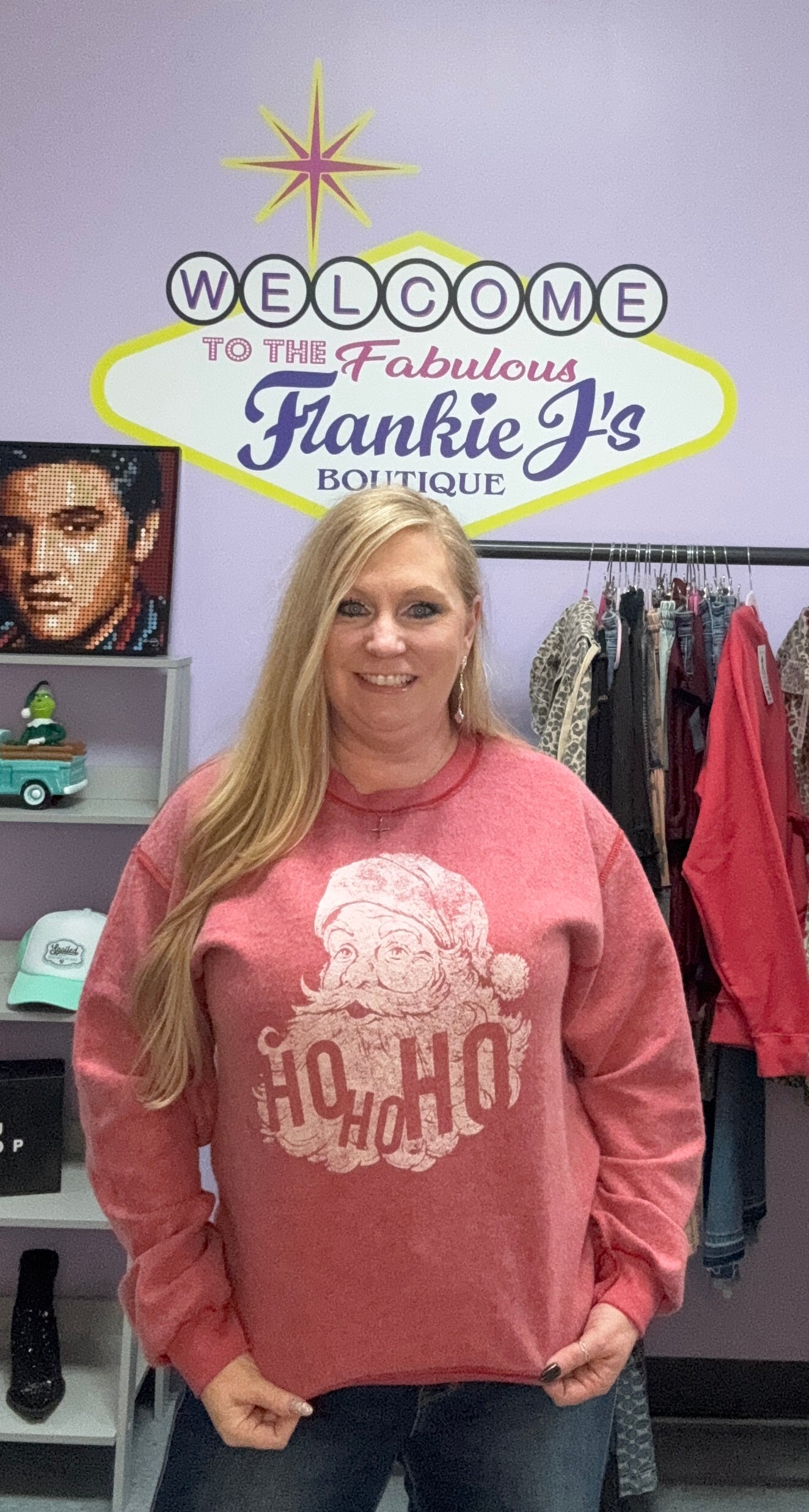 Ho Ho Hold Me Close Reversible Sweatshirt