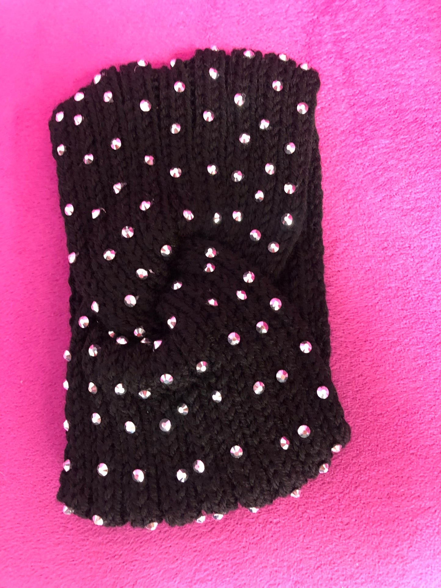 Knitted Bedazzled Headband