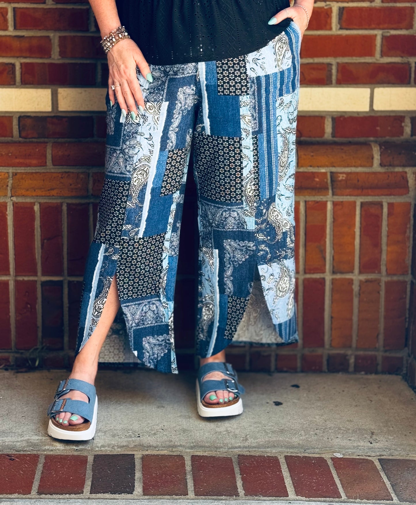 Sweet Bandana Tulip Pants