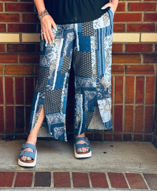 Sweet Bandana Tulip Pants
