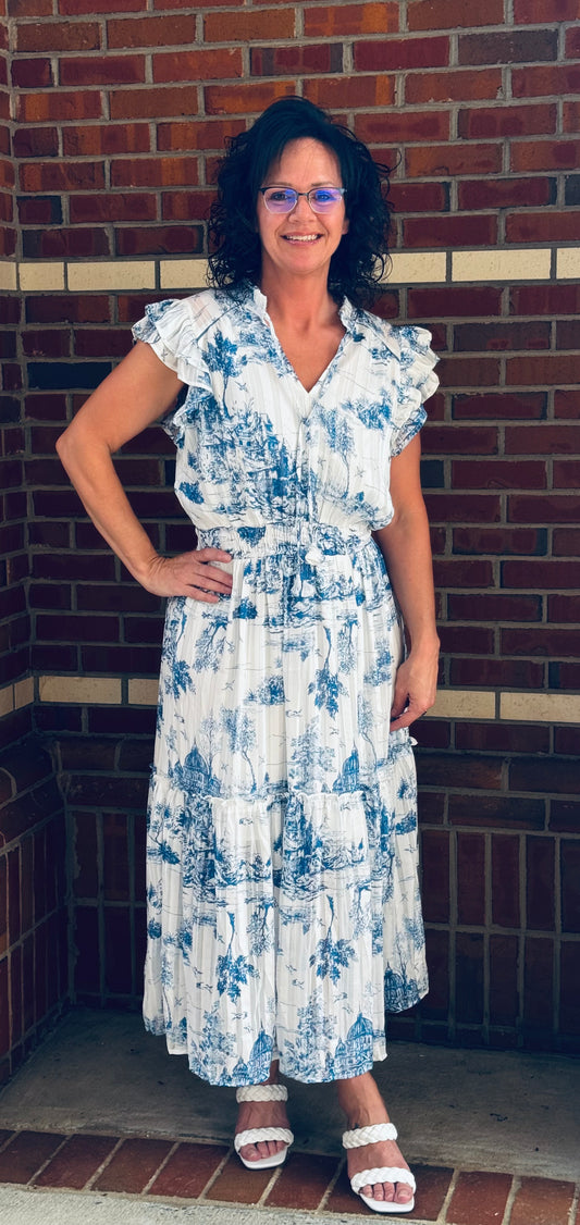 Paint Me A Sunset Dress