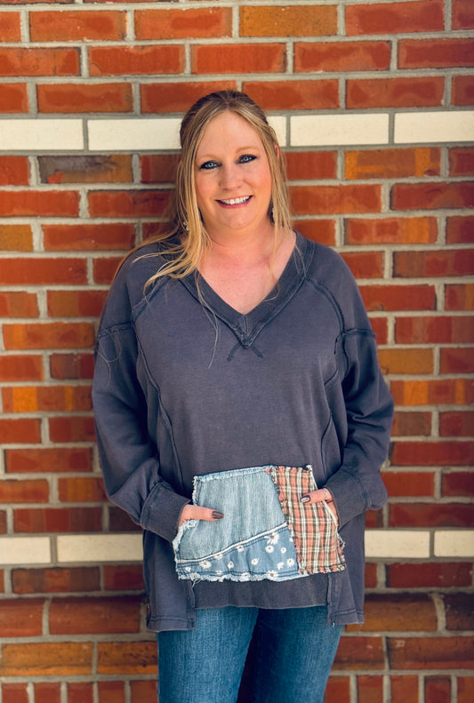 Patchwork Rebel Pullover